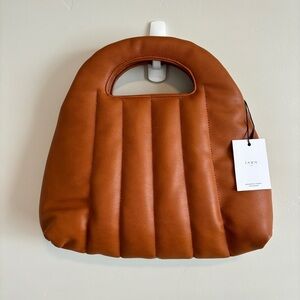 Fawn Design brown quilted handbag NWT